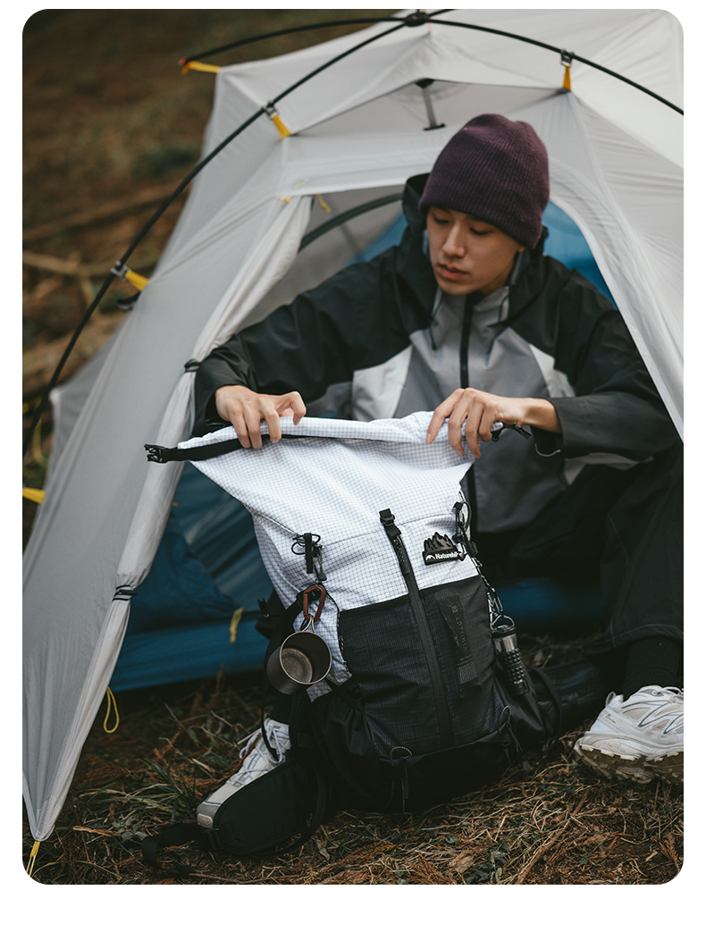 Naturehike batoh Hydrogen 30+5l 1,1kg - biely